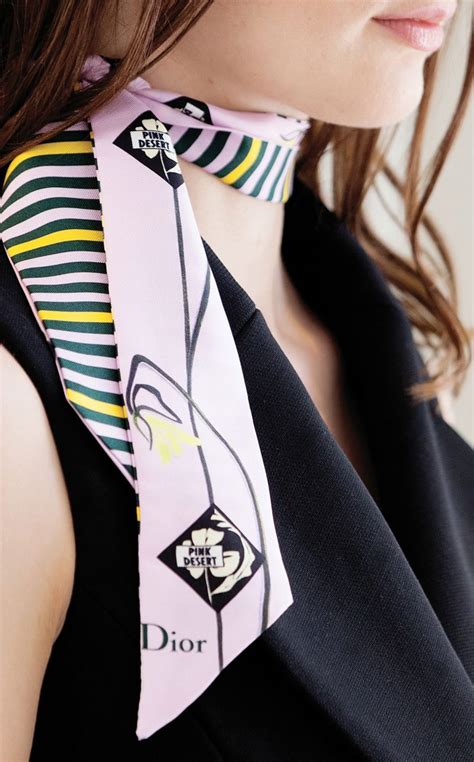 Dior reveals Mitzah scarf collection .